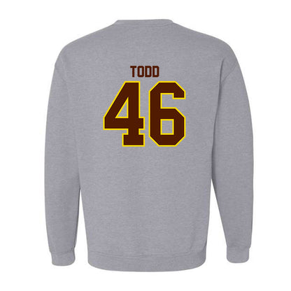 Western Michigan - NCAA Football : RJ Todd - Classic Shersey Crewneck Sweatshirt-1