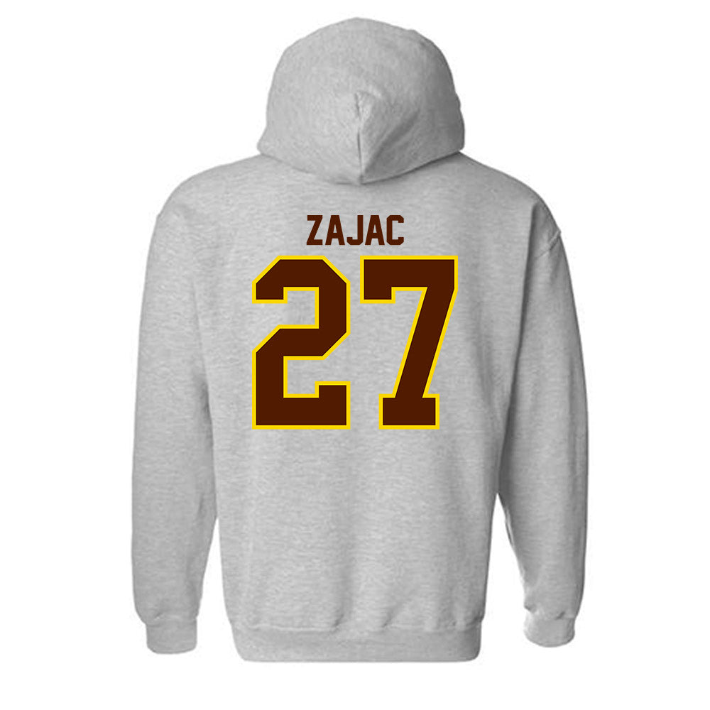 Western Michigan - NCAA Baseball : Nolan Zajac - Classic Shersey Hooded Sweatshirt-1