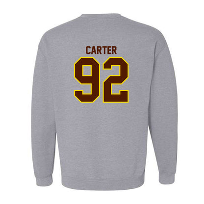 Western Michigan - NCAA Football : Gian Carter - Classic Shersey Crewneck Sweatshirt-1