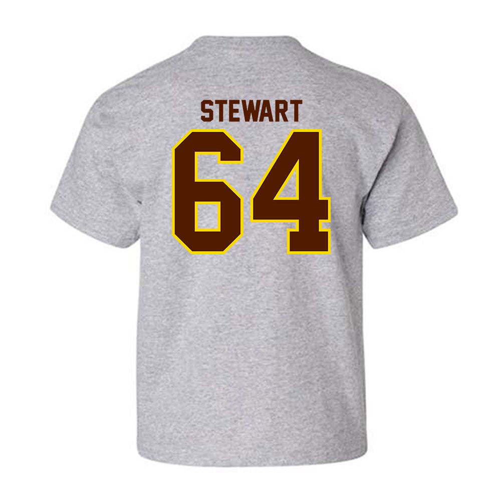 Western Michigan - NCAA Football : Race Stewart - Classic Shersey Youth T-Shirt-1