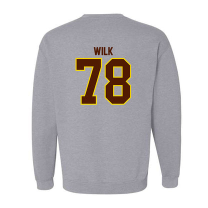 Western Michigan - NCAA Football : Jacob Wilk - Classic Shersey Crewneck Sweatshirt-1