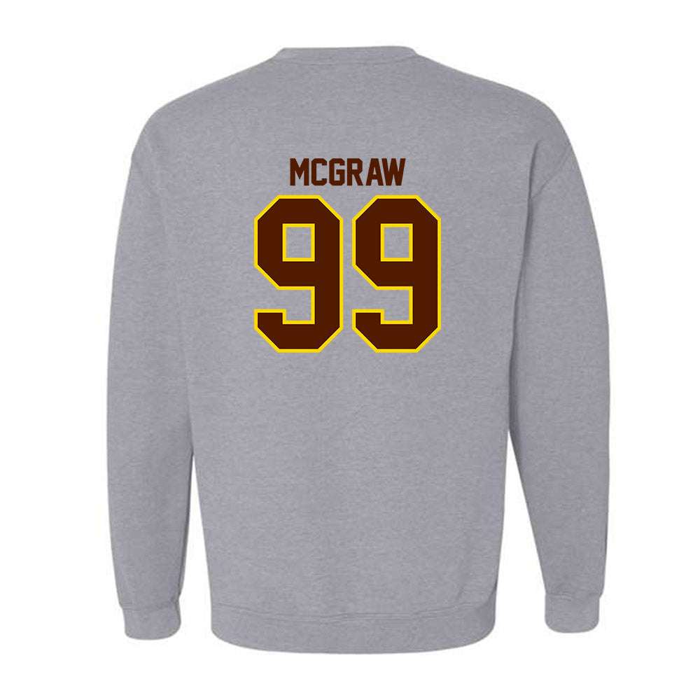 Western Michigan - NCAA Football : Rodney McGraw - Classic Shersey Crewneck Sweatshirt-1