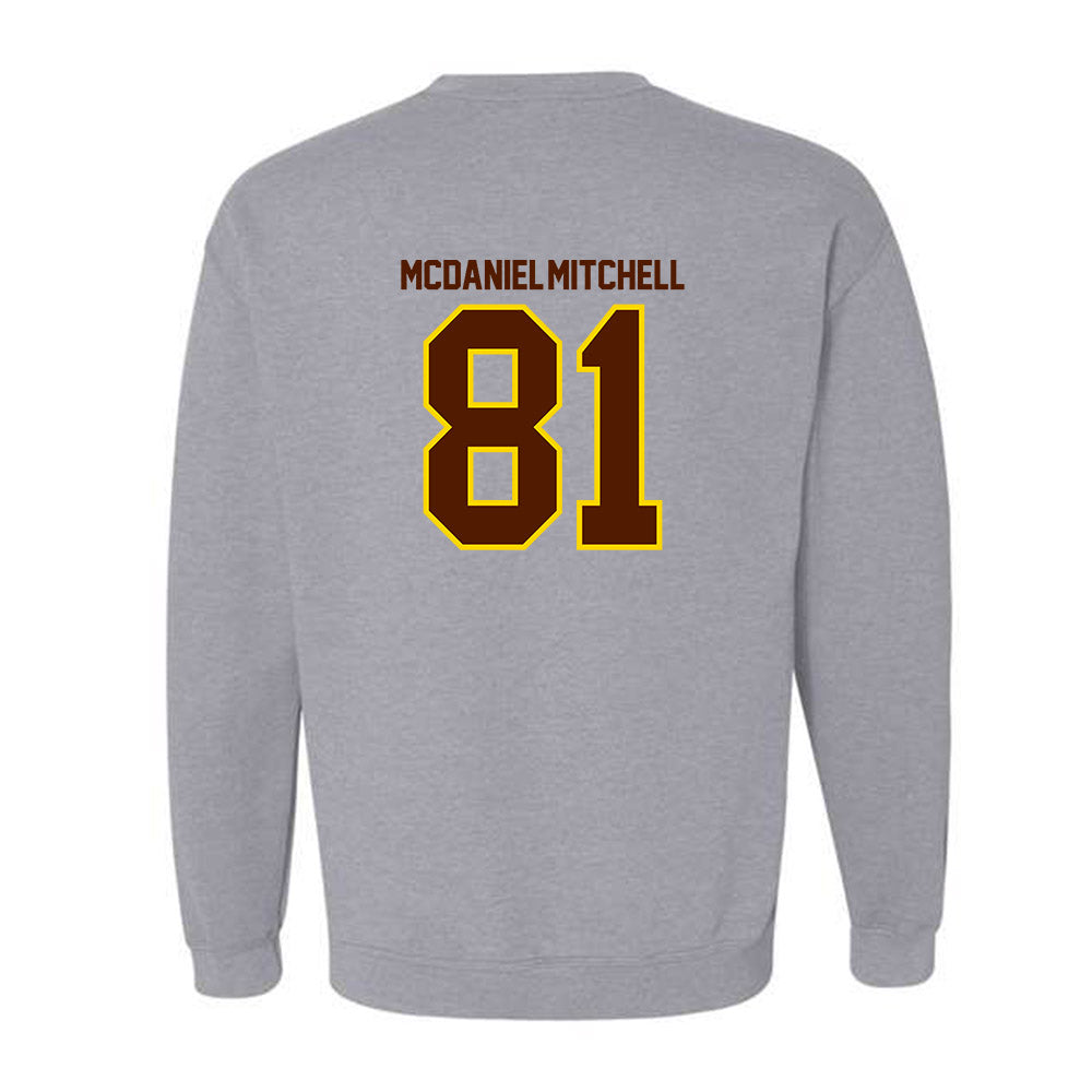 Western Michigan - NCAA Football : Earnest McDaniel-Mitchell - Classic Shersey Crewneck Sweatshirt-1