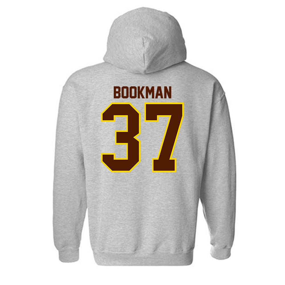 Western Michigan - NCAA Men's Ice Hockey : Zach Bookman - Classic Shersey Hooded Sweatshirt-1