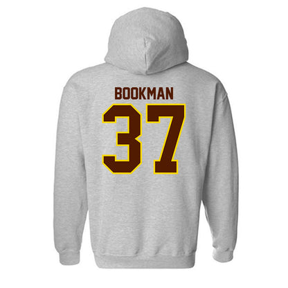 Western Michigan - NCAA Men's Ice Hockey : Zach Bookman - Classic Shersey Hooded Sweatshirt-1