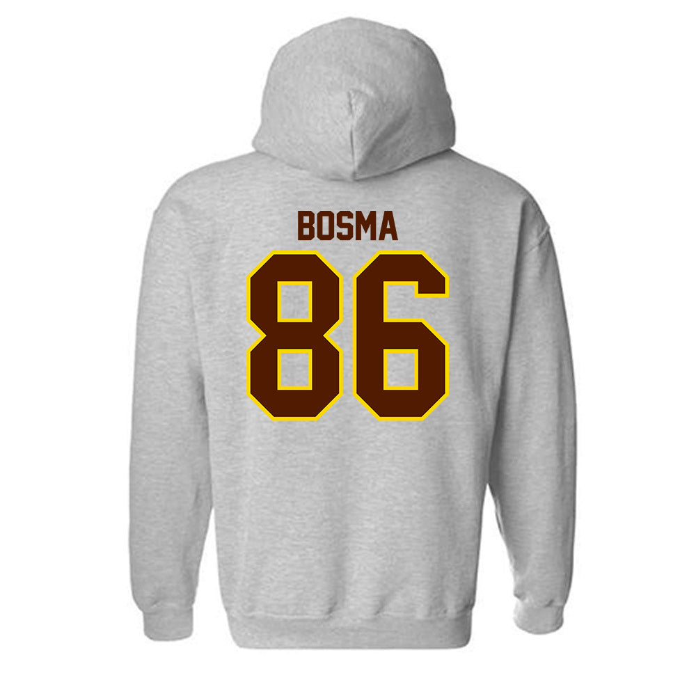 Western Michigan - NCAA Football : Blake Bosma - Classic Shersey Hooded Sweatshirt-1