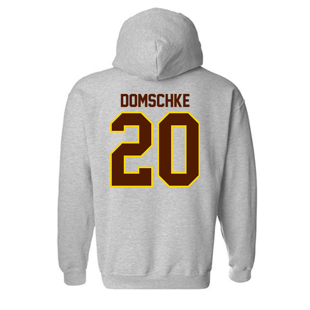 Western Michigan - NCAA Football : Palmer Domschke - Classic Shersey Hooded Sweatshirt-1