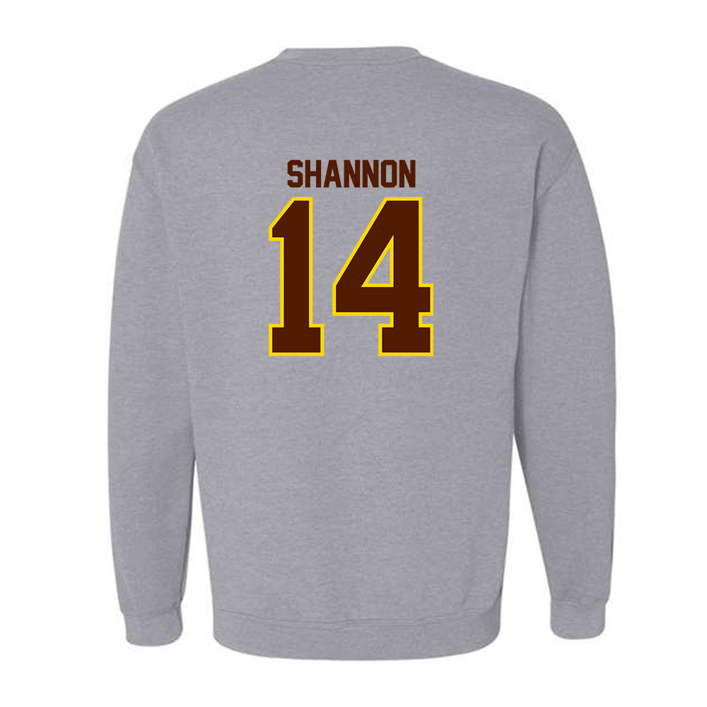 Western Michigan - NCAA Men's Soccer : Christian Shannon - Classic Shersey Crewneck Sweatshirt-1
