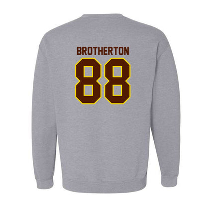 Western Michigan - NCAA Football : Ryan Brotherton - Classic Shersey Crewneck Sweatshirt-1