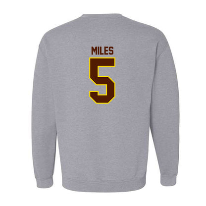 Western Michigan - NCAA Football : Devin Miles - Classic Shersey Crewneck Sweatshirt-1