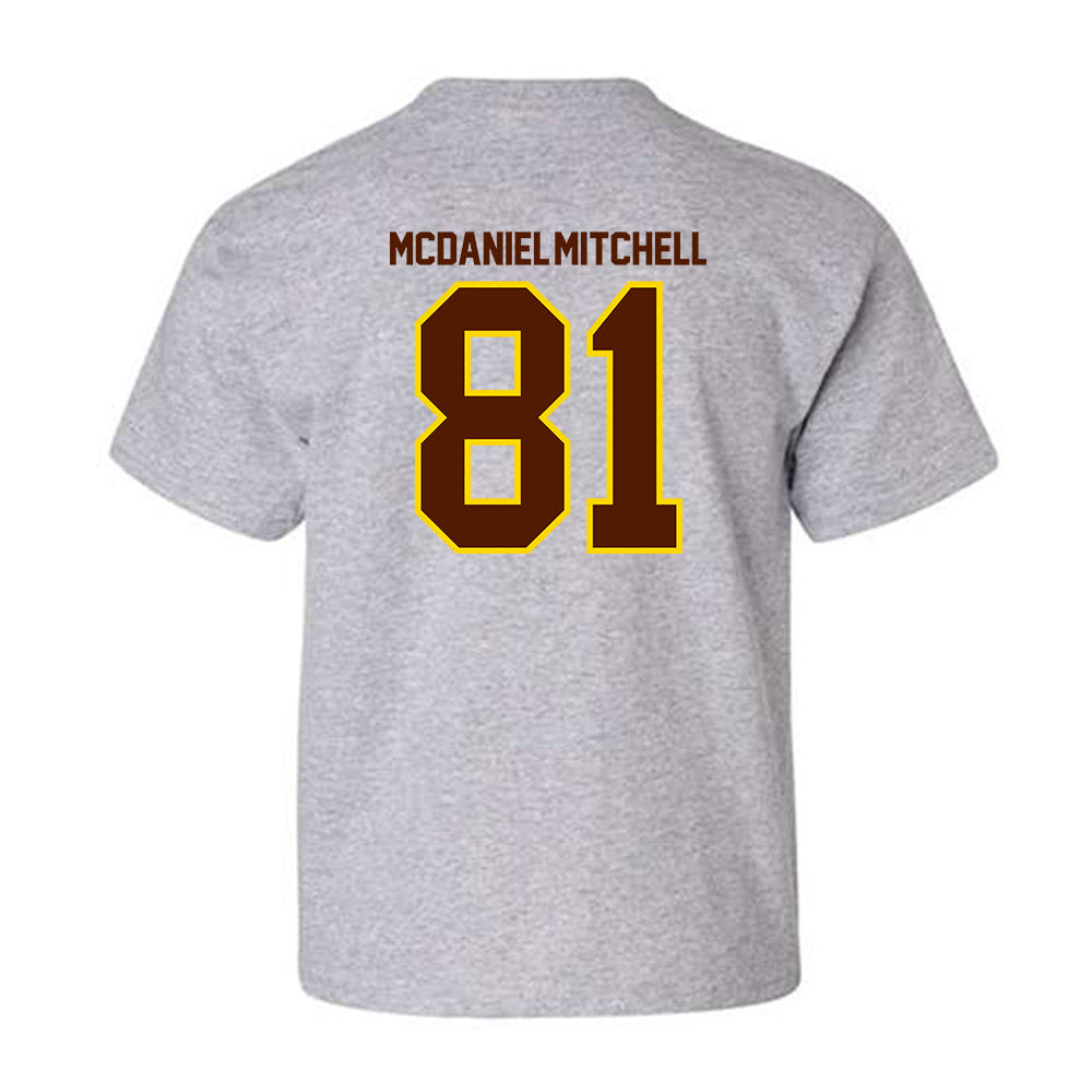 Western Michigan - NCAA Football : Earnest McDaniel-Mitchell - Classic Shersey Youth T-Shirt-1