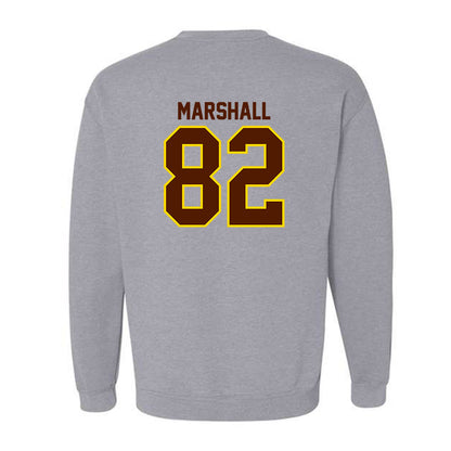 Western Michigan - NCAA Football : Terence Marshall - Classic Shersey Crewneck Sweatshirt-1