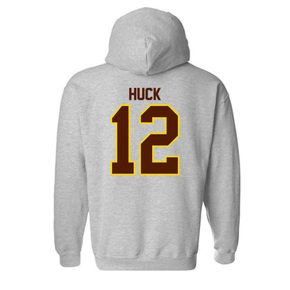 Western Michigan - NCAA Men's Ice Hockey : Samuel Huck - Classic Shersey Hooded Sweatshirt-1