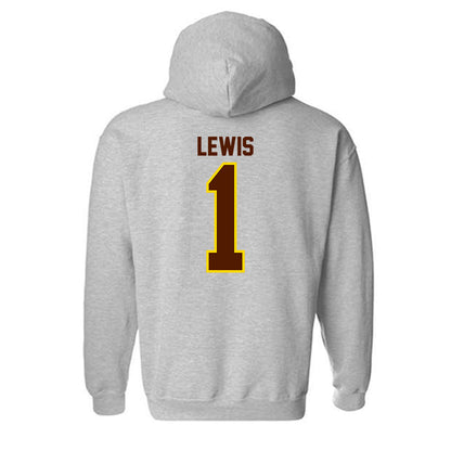 Western Michigan - NCAA Men's Basketball : Trey Lewis - Classic Shersey Hooded Sweatshirt-1
