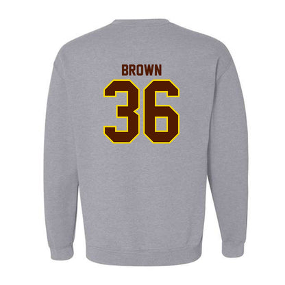 Western Michigan - NCAA Football : Freddy Brown - Classic Shersey Crewneck Sweatshirt-1