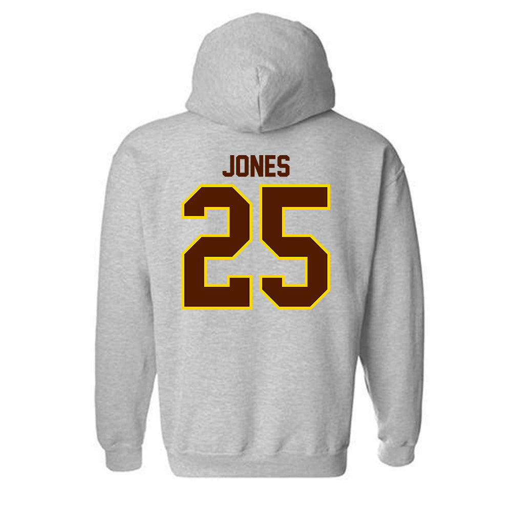 Western Michigan - NCAA Football : Justin Jones - Classic Shersey Hooded Sweatshirt-1