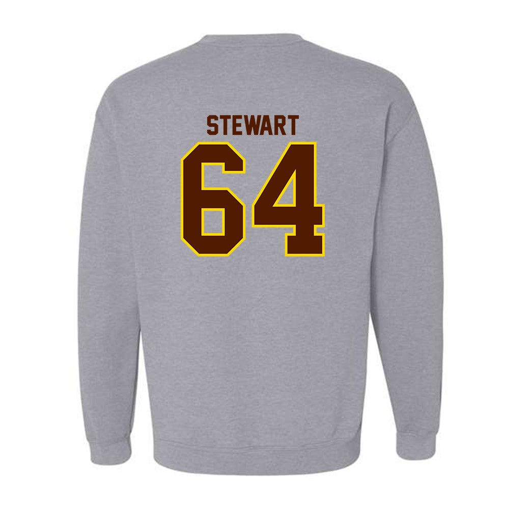 Western Michigan - NCAA Football : Race Stewart - Classic Shersey Crewneck Sweatshirt-1