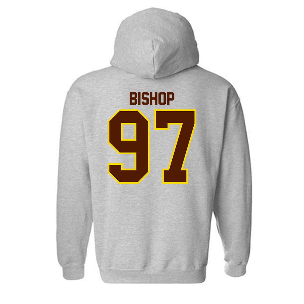 Western Michigan - NCAA Football : Noah Bishop - Classic Shersey Hooded Sweatshirt-1