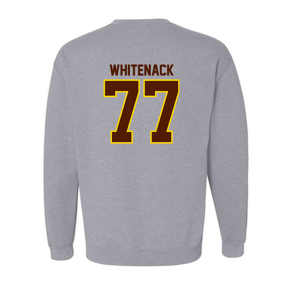Western Michigan - NCAA Football : Hunter Whitenack - Classic Shersey Crewneck Sweatshirt-1