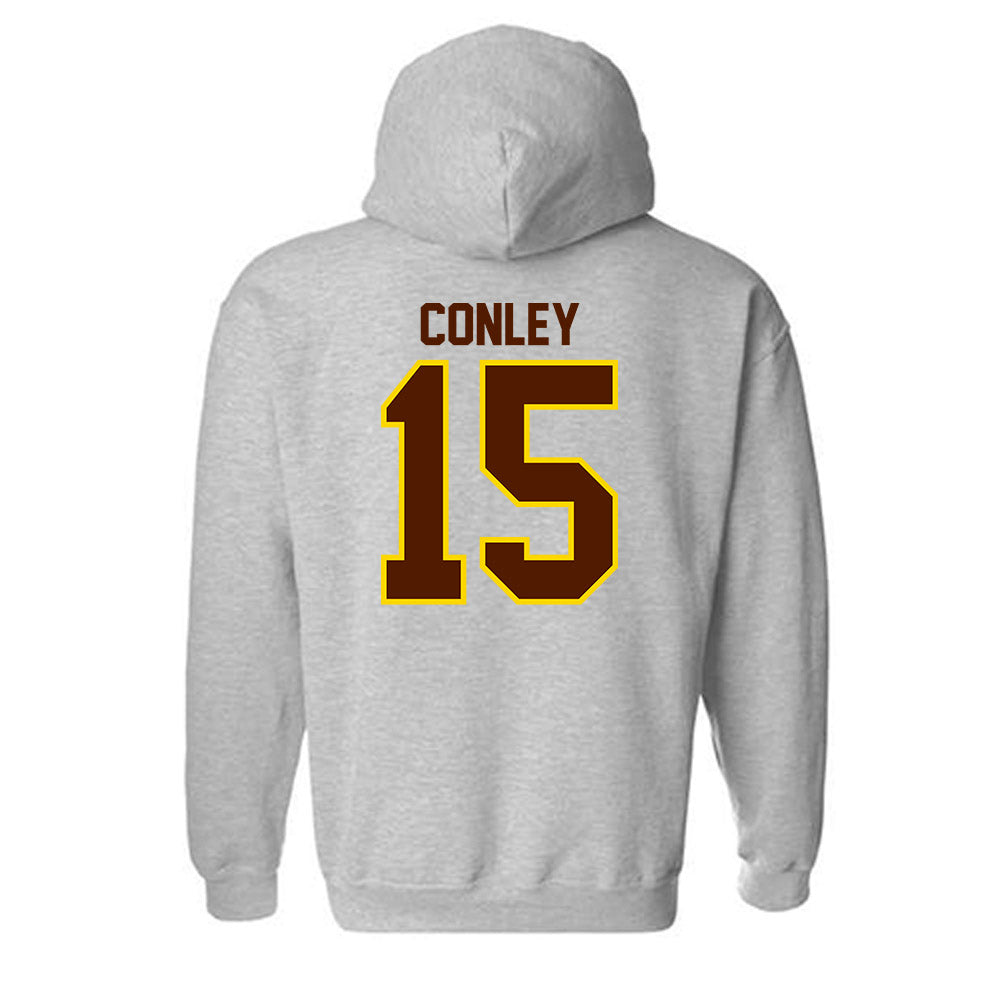 Western Michigan - NCAA Football : Cade Conley - Classic Shersey Hooded Sweatshirt-1