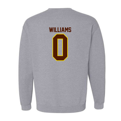 Western Michigan - NCAA Football : Talique Williams - Classic Shersey Crewneck Sweatshirt-1