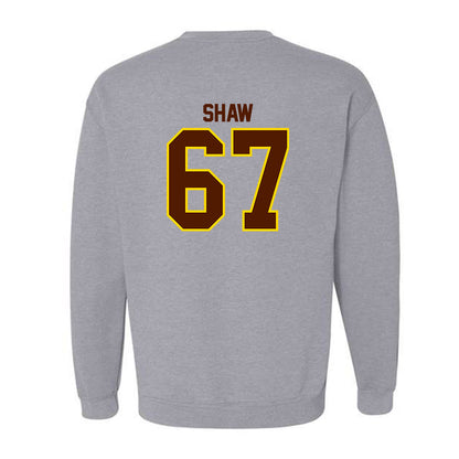 Western Michigan - NCAA Football : Trevor Shaw - Classic Shersey Crewneck Sweatshirt-1
