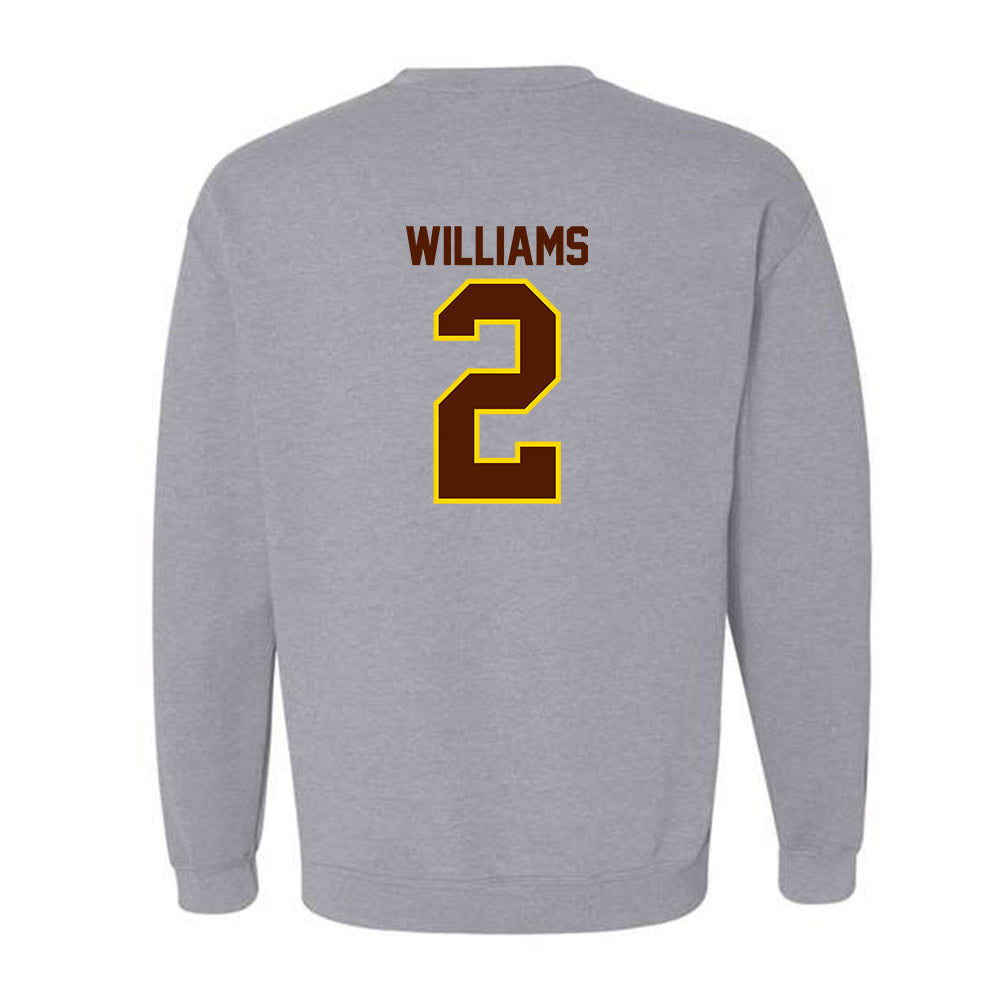 Western Michigan - NCAA Football : Popeye Williams - Classic Shersey Crewneck Sweatshirt-1