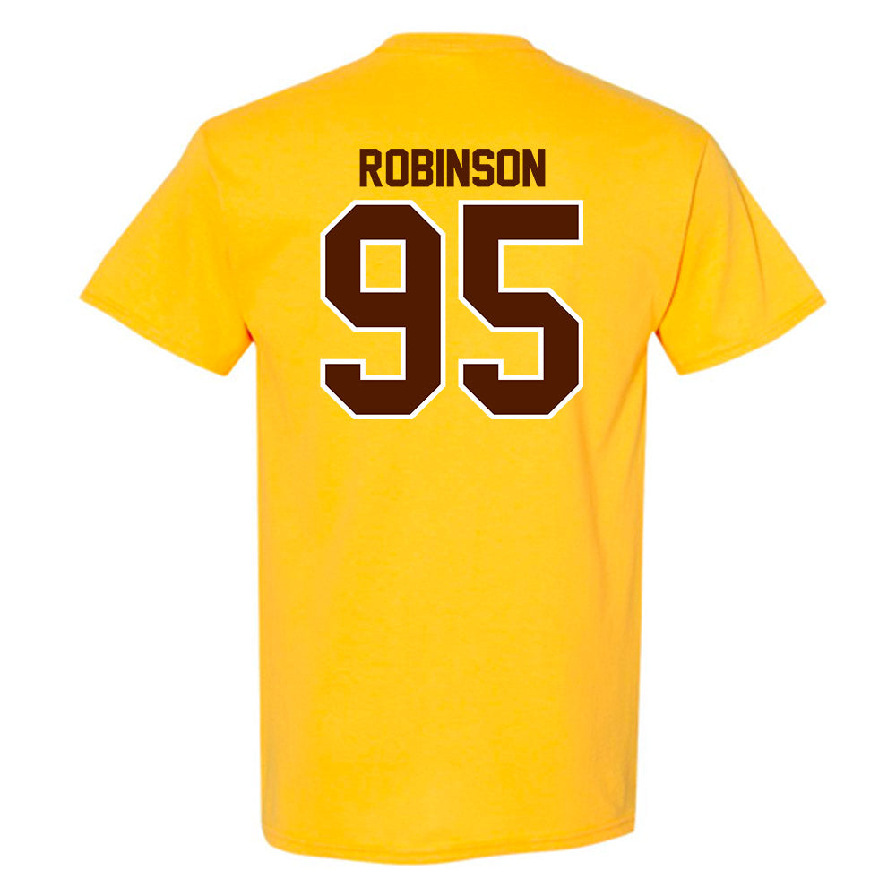 Western Michigan - NCAA Football : DeShawn Robinson - Classic Shersey T-Shirt-1