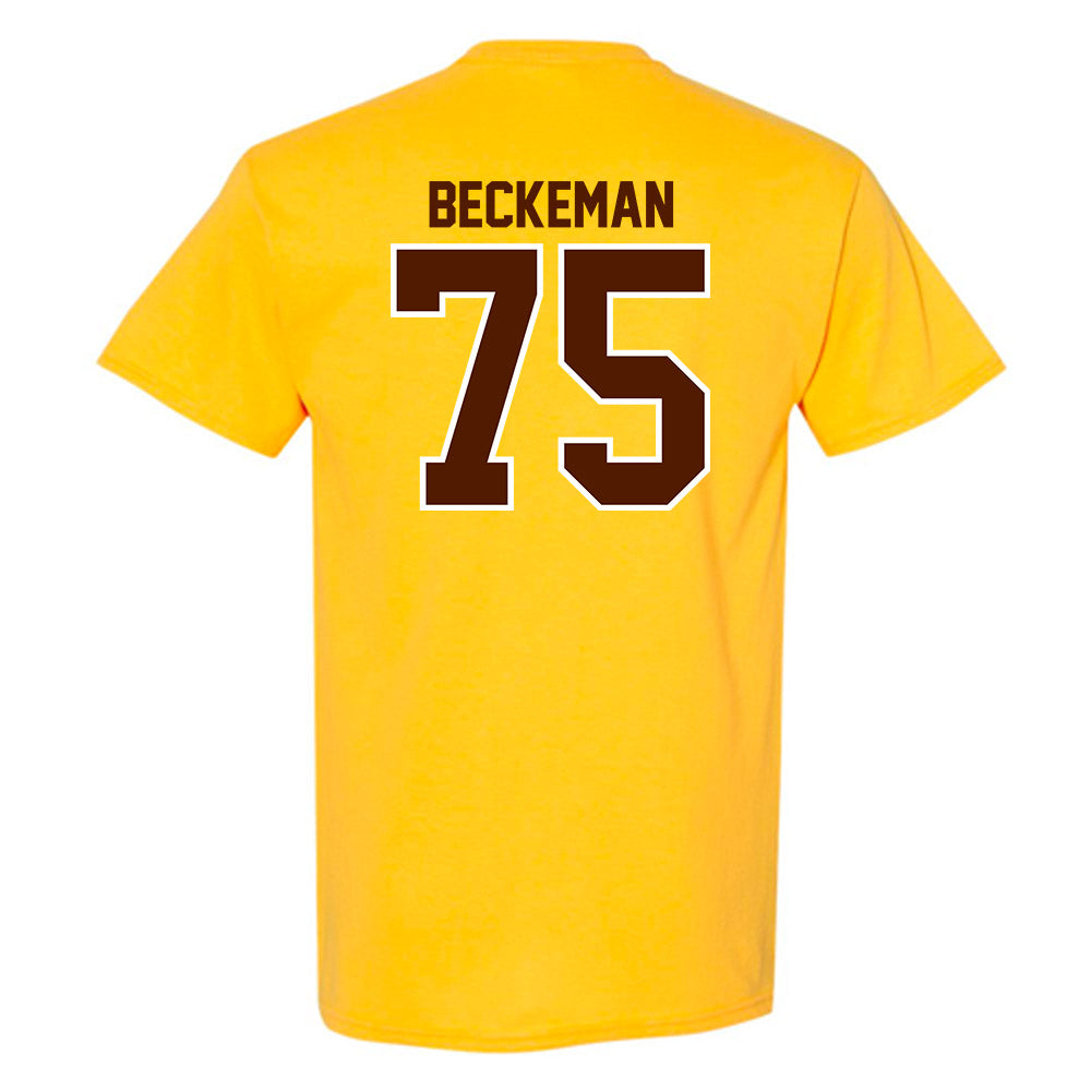 Western Michigan - NCAA Football : Spencer Beckeman - Classic Shersey T-Shirt-1