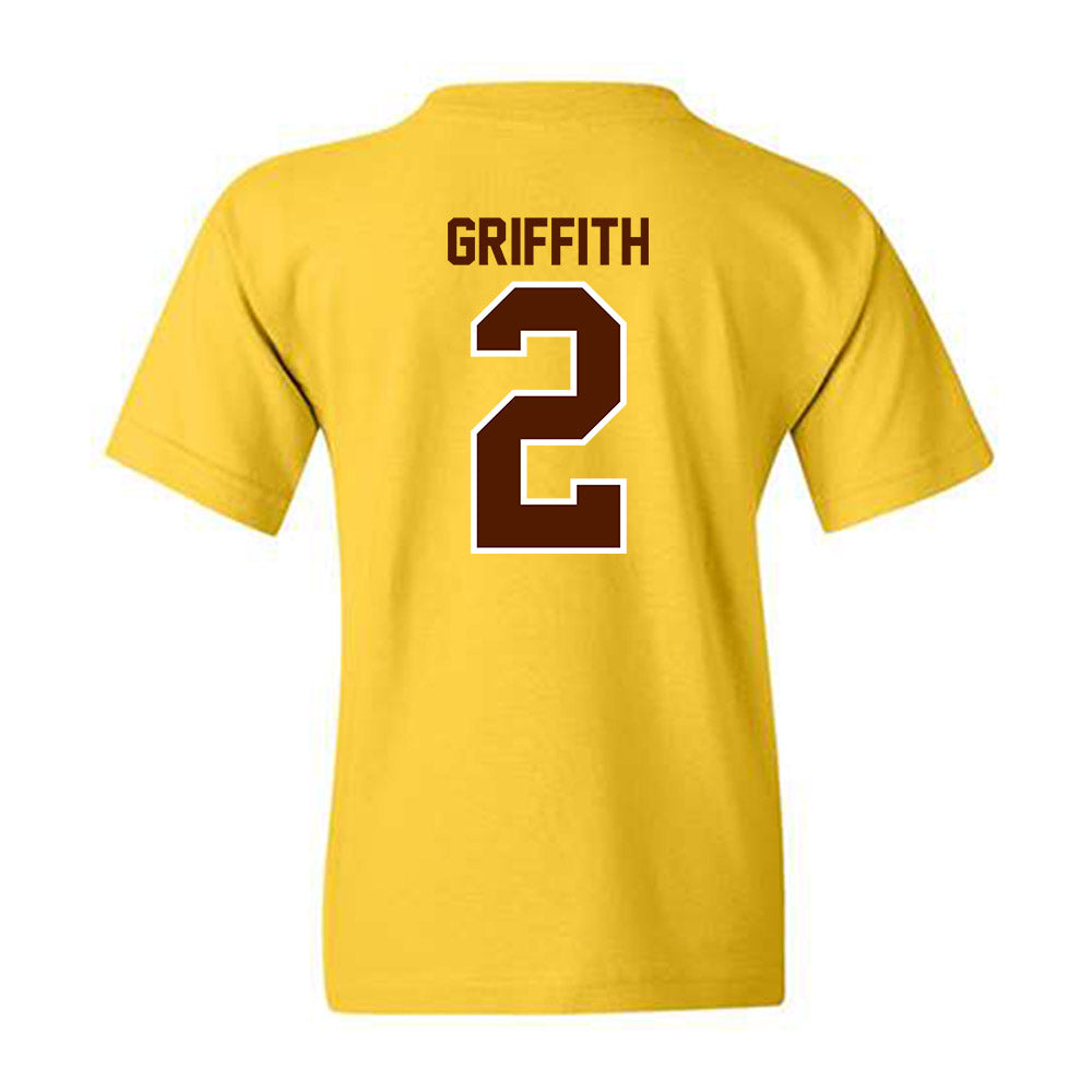 Western Michigan - NCAA Men's Basketball : Jalen Griffith - Classic Shersey Youth T-Shirt-1