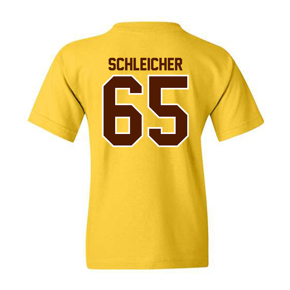Western Michigan - NCAA Football : Jeremy Schleicher - Classic Shersey Youth T-Shirt-1