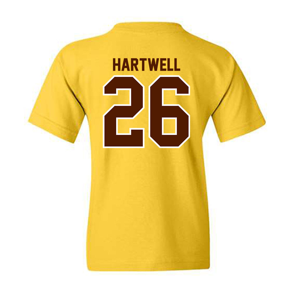 Western Michigan - NCAA Football : Tre' Hartwell - Classic Shersey Youth T-Shirt-1