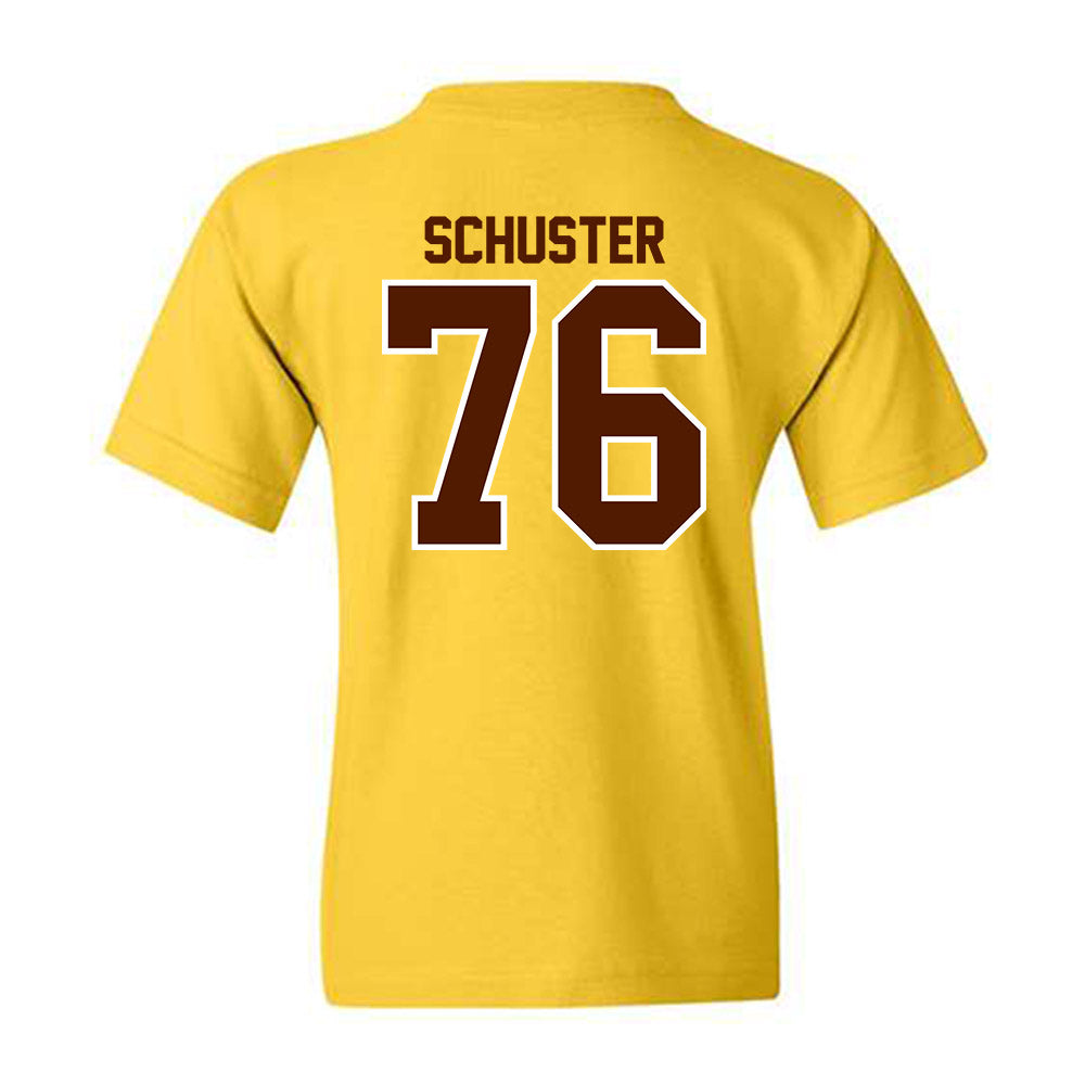 Western Michigan - NCAA Football : Chad Schuster - Classic Shersey Youth T-Shirt-1