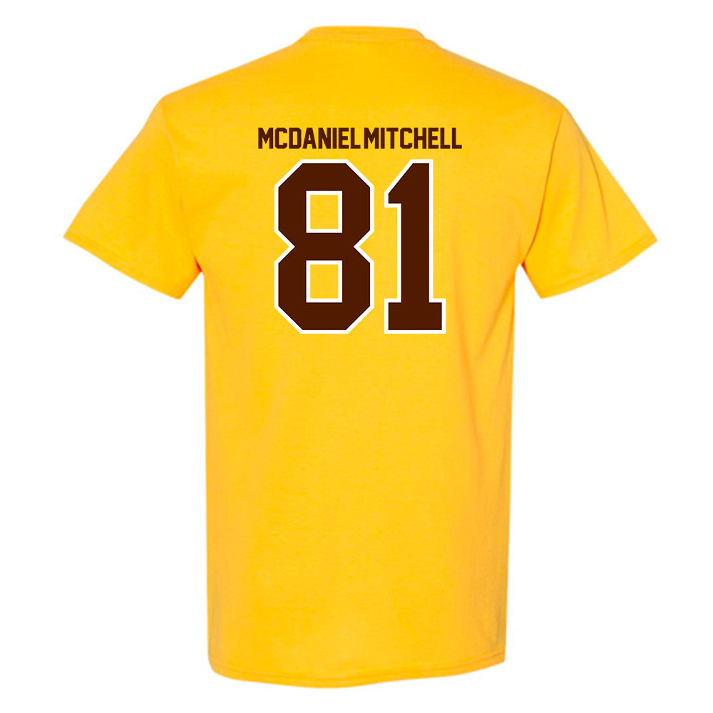 Western Michigan - NCAA Football : Earnest McDaniel-Mitchell - Classic Shersey T-Shirt-1