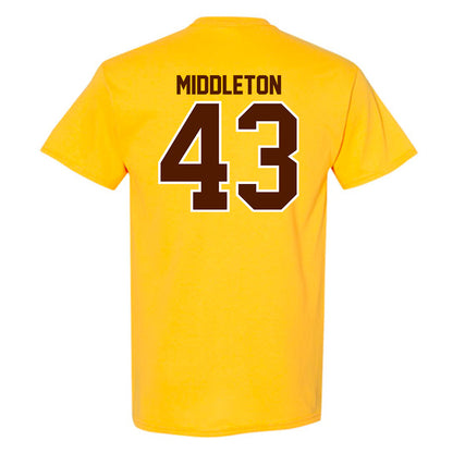 Western Michigan - NCAA Baseball : Cooper Middleton - Classic Shersey T-Shirt-1