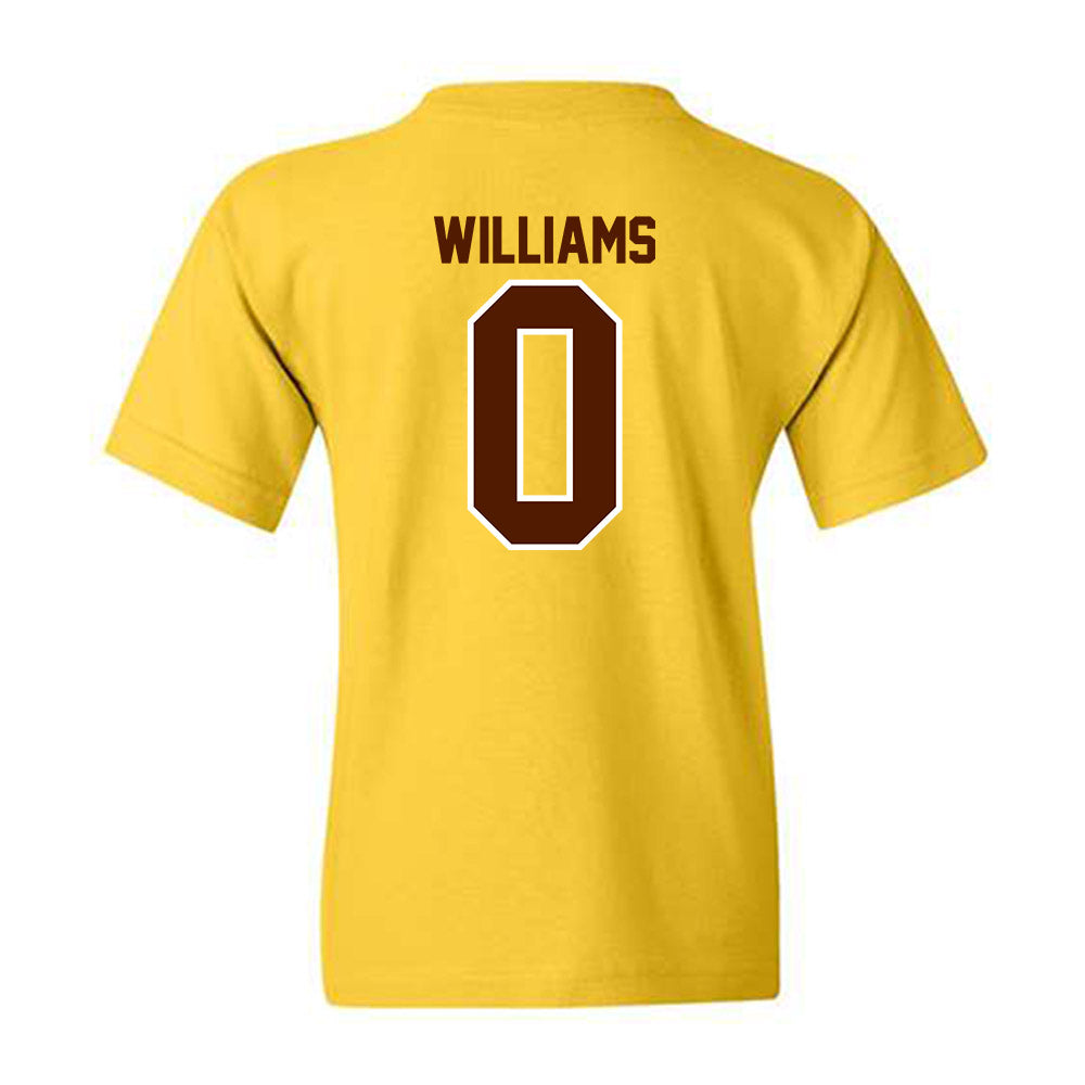 Western Michigan - NCAA Football : Talique Williams - Classic Shersey Youth T-Shirt-1