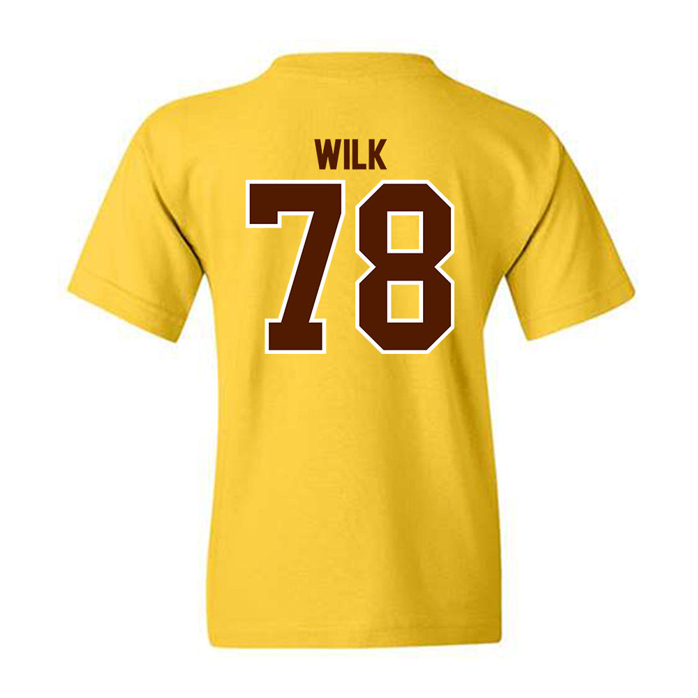 Western Michigan - NCAA Football : Jacob Wilk - Classic Shersey Youth T-Shirt-1