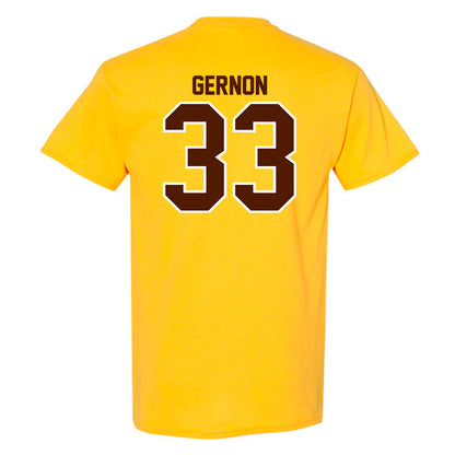 Western Michigan - NCAA Baseball : Jake Gernon - Classic Shersey T-Shirt-1