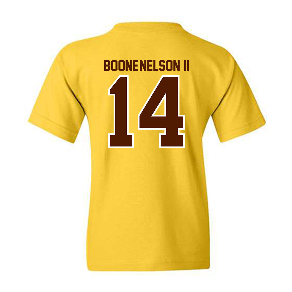 Western Michigan - NCAA Football : Keivin Boone-Nelson II - Classic Shersey Youth T-Shirt-1