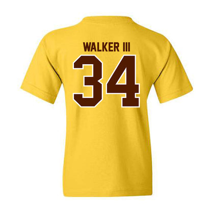 Western Michigan - NCAA Football : Versie Walker III - Classic Shersey Youth T-Shirt-1