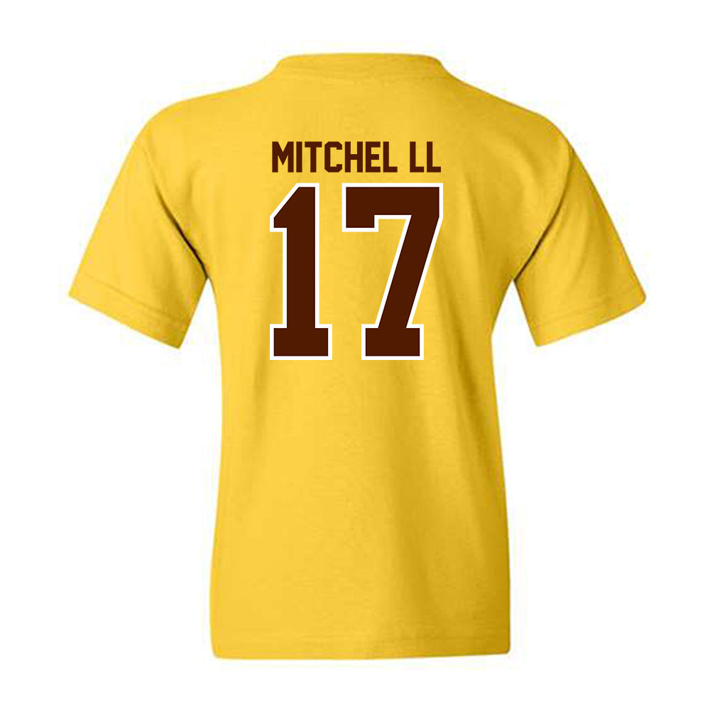 Western Michigan - NCAA Football : Jason Mitchel ll - Classic Shersey Youth T-Shirt-1