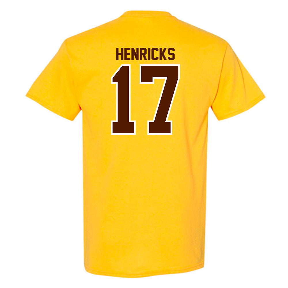 Western Michigan - NCAA Men's Ice Hockey : Ty Henricks - Classic Shersey T-Shirt-1