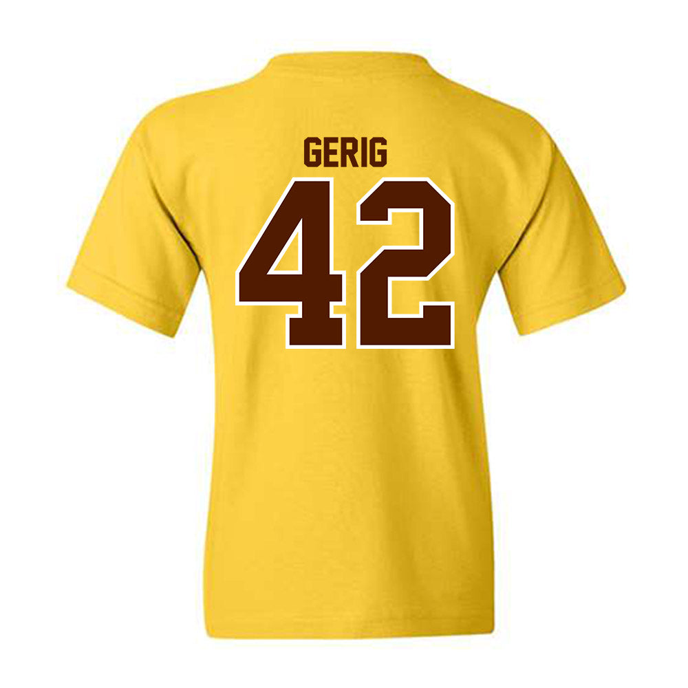 Western Michigan - NCAA Football : Will Gerig - Classic Shersey Youth T-Shirt-1