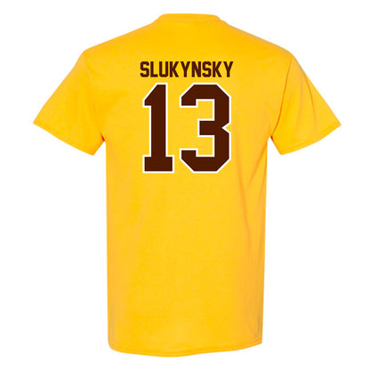 Western Michigan - NCAA Men's Ice Hockey : Grant Slukynsky - Classic Shersey T-Shirt-1