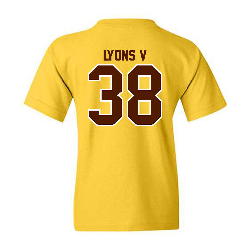 Western Michigan - NCAA Football : Spencer Lyons V - Classic Shersey Youth T-Shirt-1