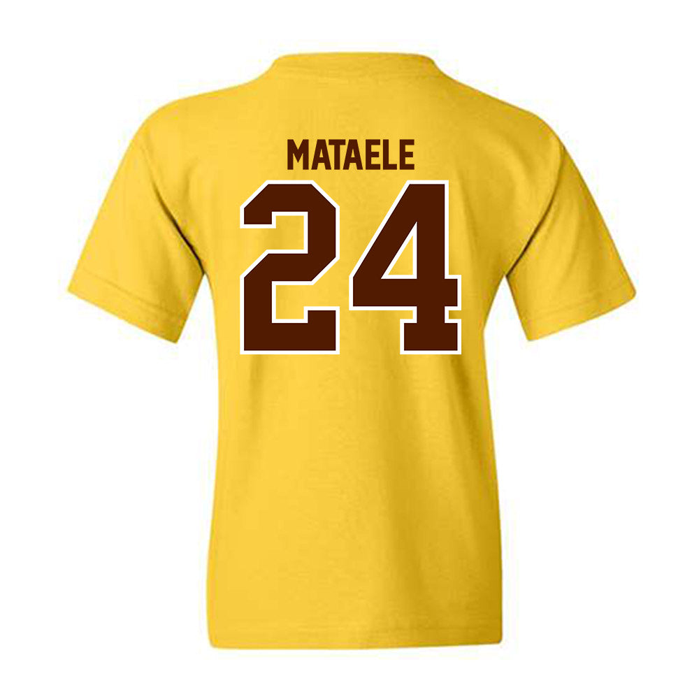 Western Michigan - NCAA Football : Ofa Mataele - Classic Shersey Youth T-Shirt-1