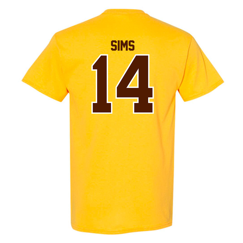 Western Michigan - NCAA Football : Jarvarius Sims - Classic Shersey T-Shirt-1