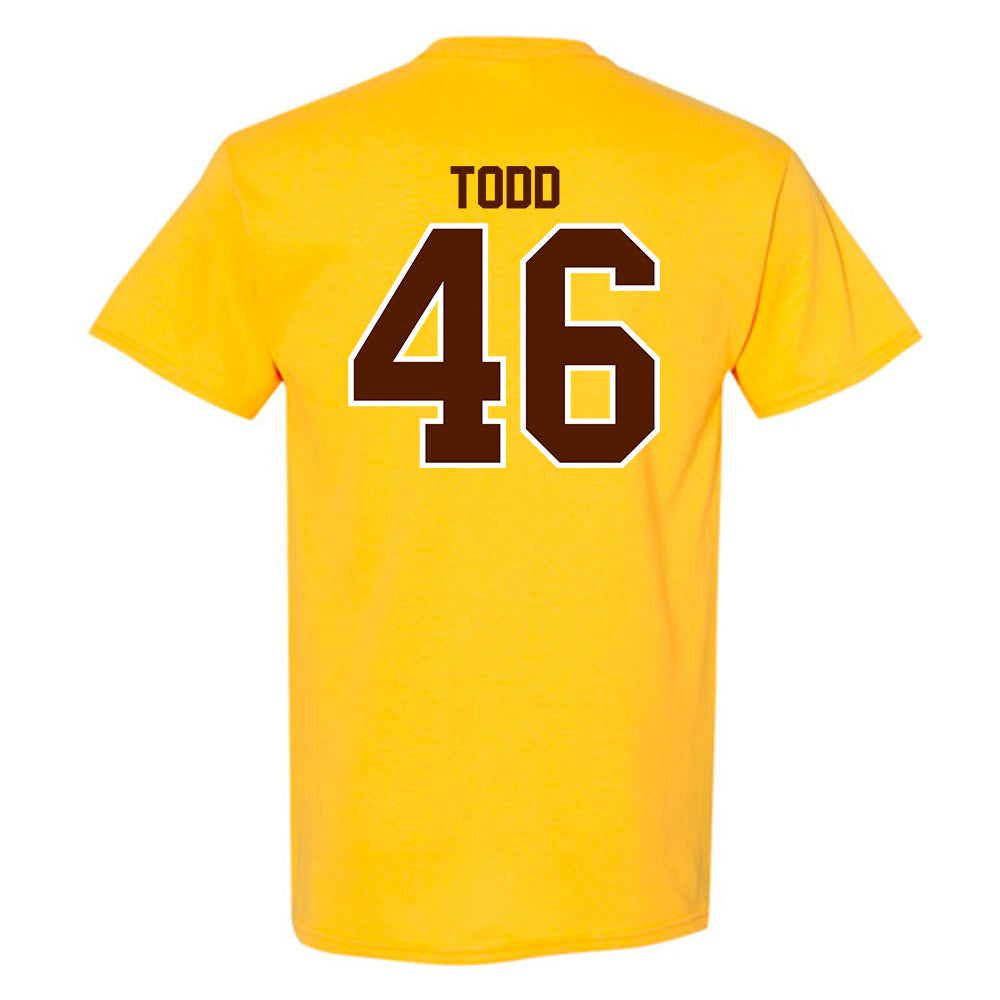 Western Michigan - NCAA Football : RJ Todd - Classic Shersey T-Shirt-1