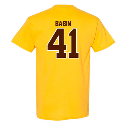 Western Michigan - NCAA Football : Maddux Babin - Classic Shersey T-Shirt-1