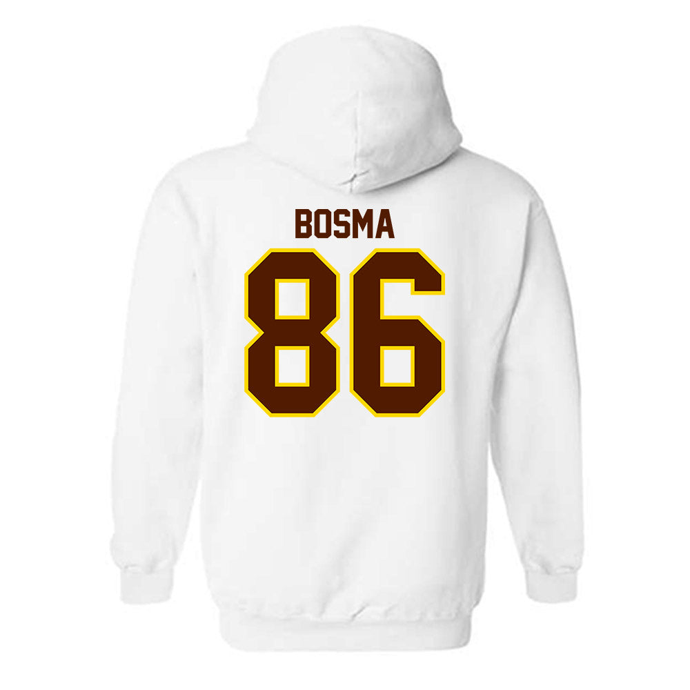 Western Michigan - NCAA Football : Blake Bosma - Classic Shersey Hooded Sweatshirt-1